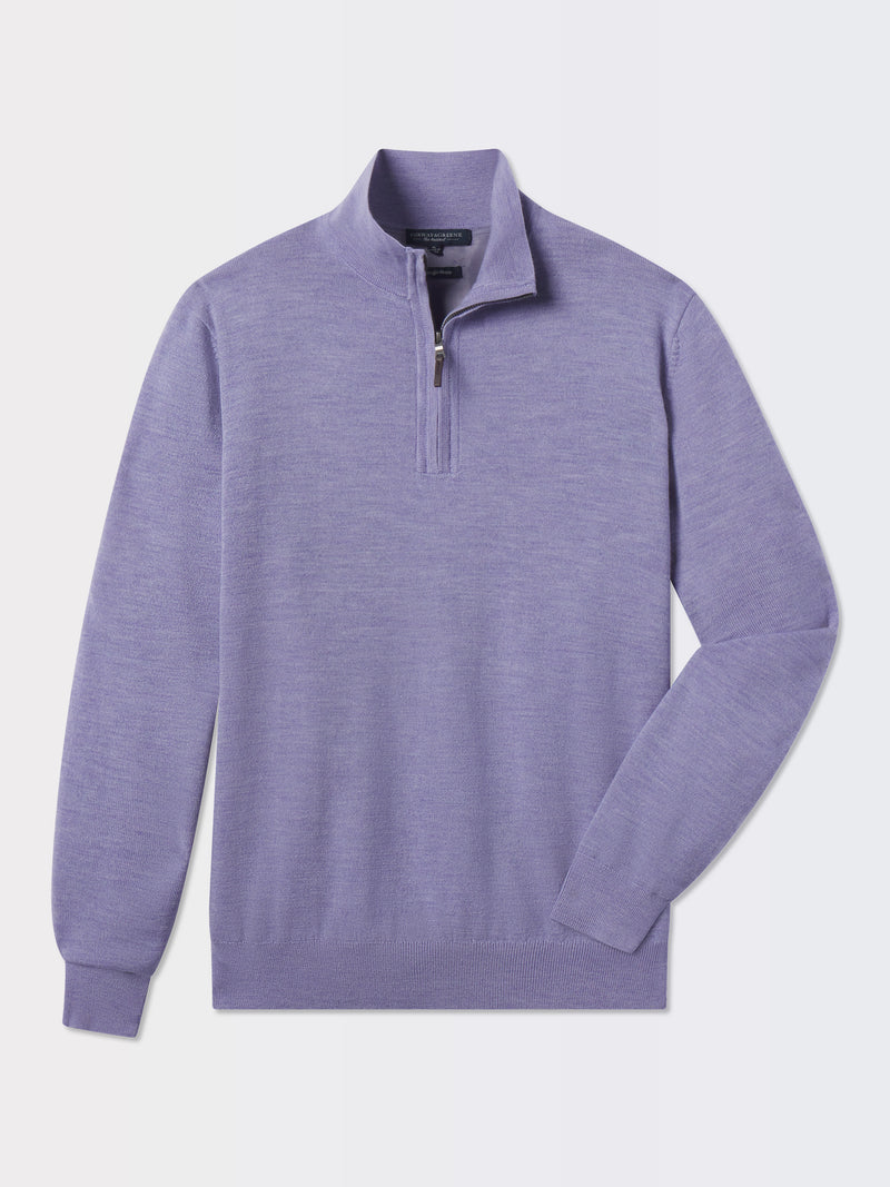 Baruffa Merino Quarter Zip Windsweater