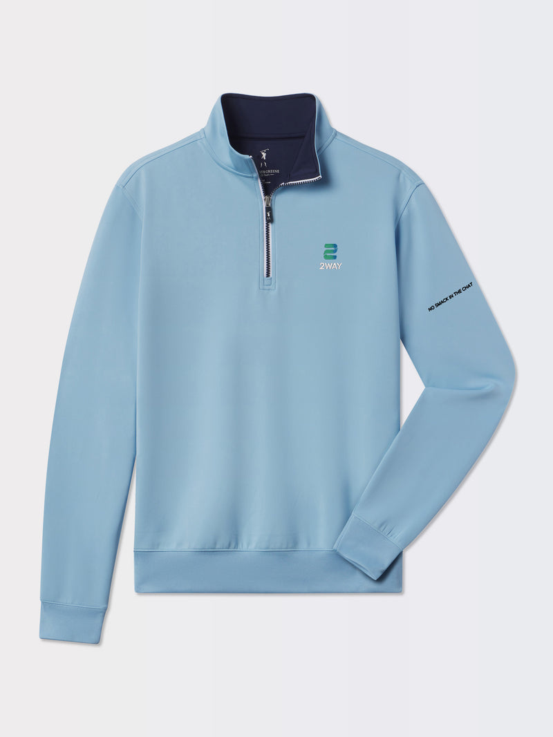 NO SMACK X 2 WAY STACKED | CAVES QUARTER ZIP PULLOVER