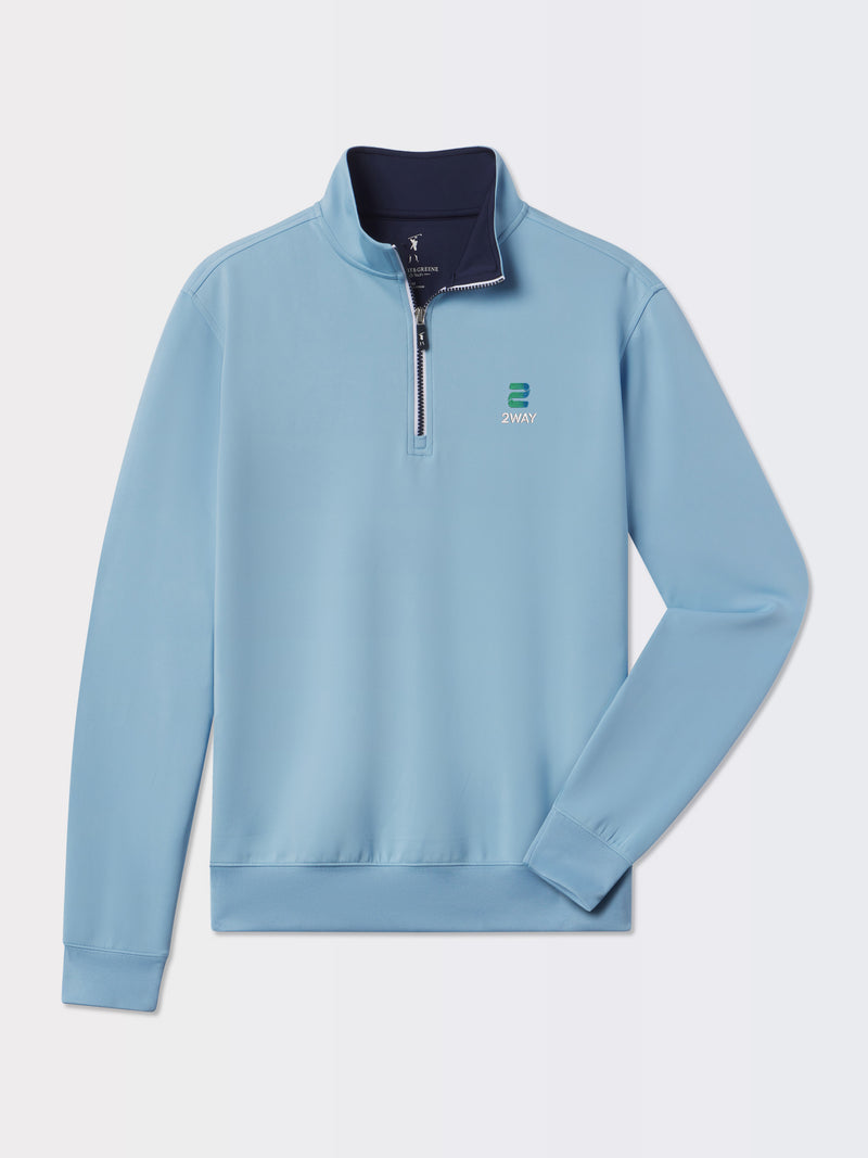 2 WAY STACKED | CAVES QUARTER ZIP PULLOVER