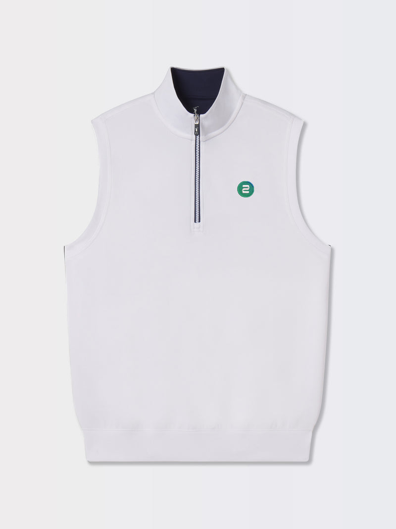 2 WAY ICON | CAVES SOLID QUARTER ZIP VEST