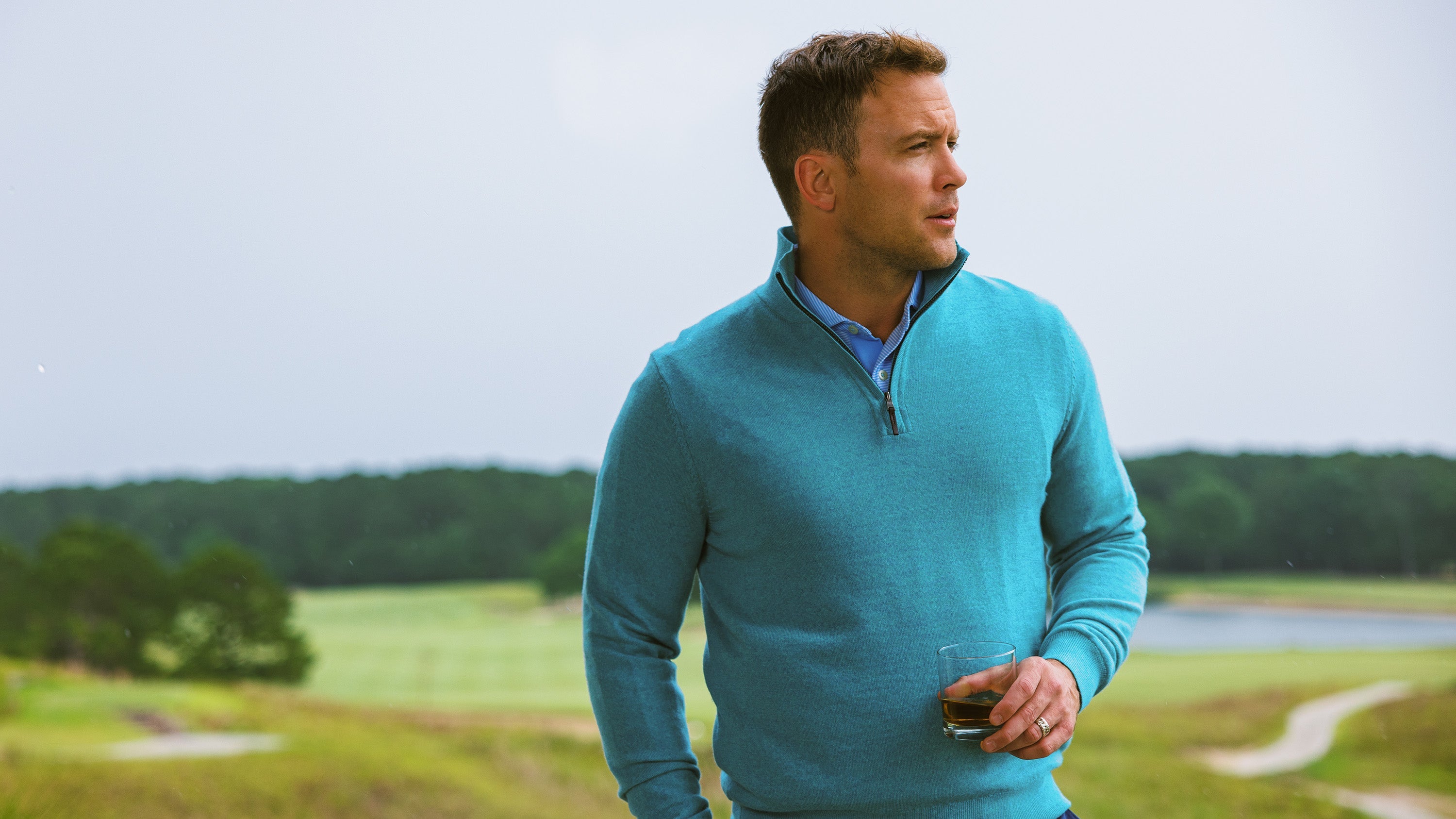 【M2】cavempt COLLARED PULLOVER TOP Caves Quarter Zip Pullover - Fairway & Greene