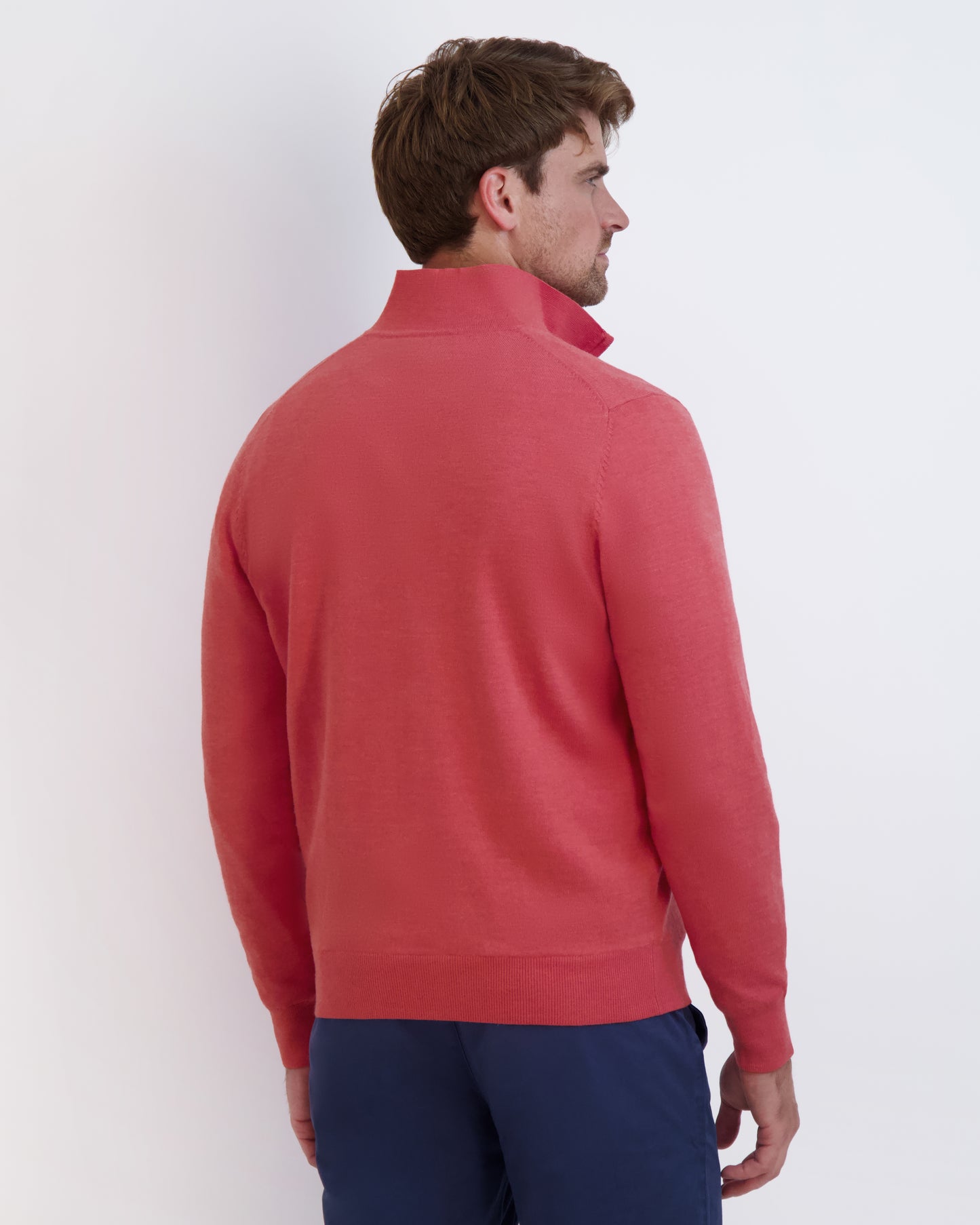 Baruffa Merino Quarter Zip Windsweater