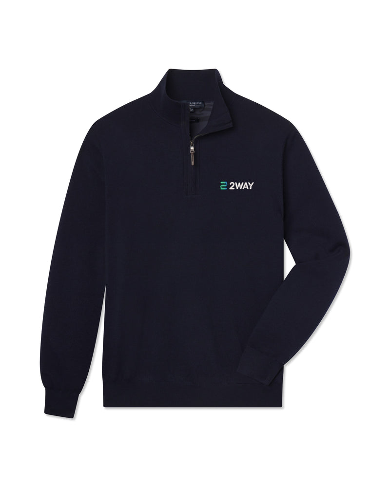 BARUFFA MERINO QUARTER ZIP WINDSWEATER | 2WAY