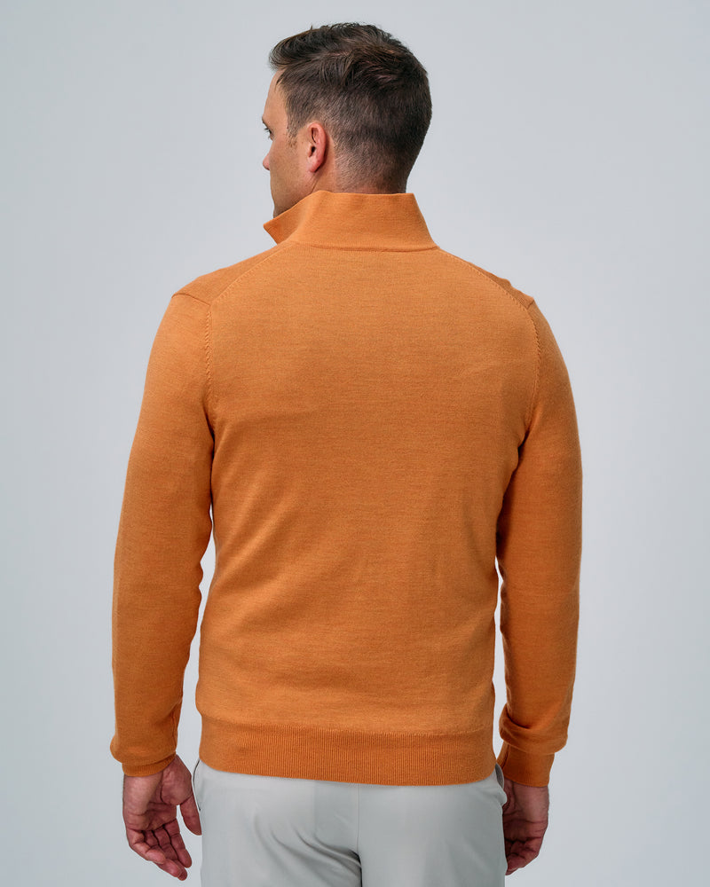 Baruffa Merino Quarter Zip Windsweater