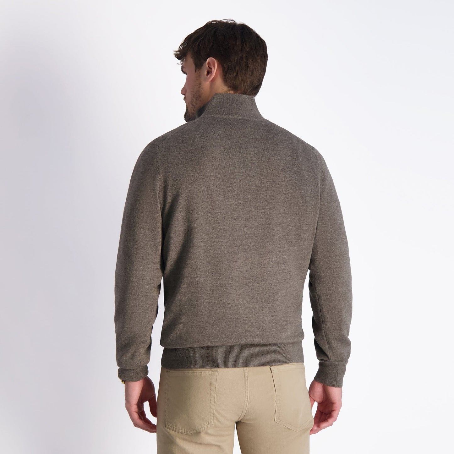 Baruffa Merino Quarter Zip Windsweater