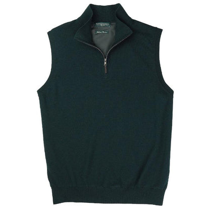 Baruffa Merino Quarter Zip Windvest - Fairway & Greene