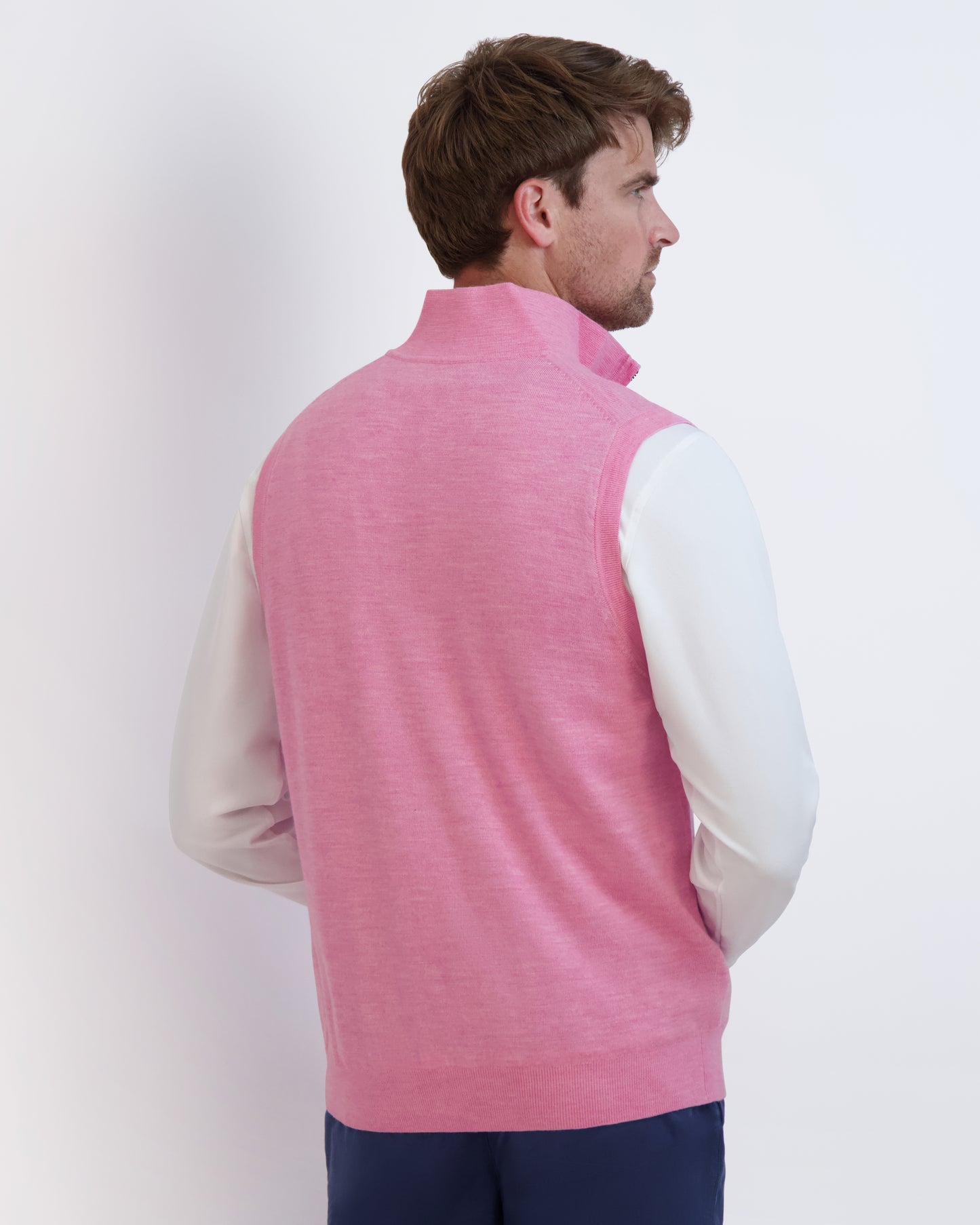 Baruffa Merino Quarter Zip Windvest