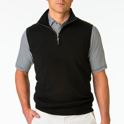 Baruffa Merino Quarter Zip Windvest