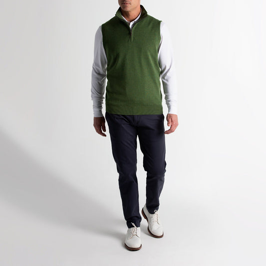 Baruffa Merino Quarter Zip Windvest- Sale