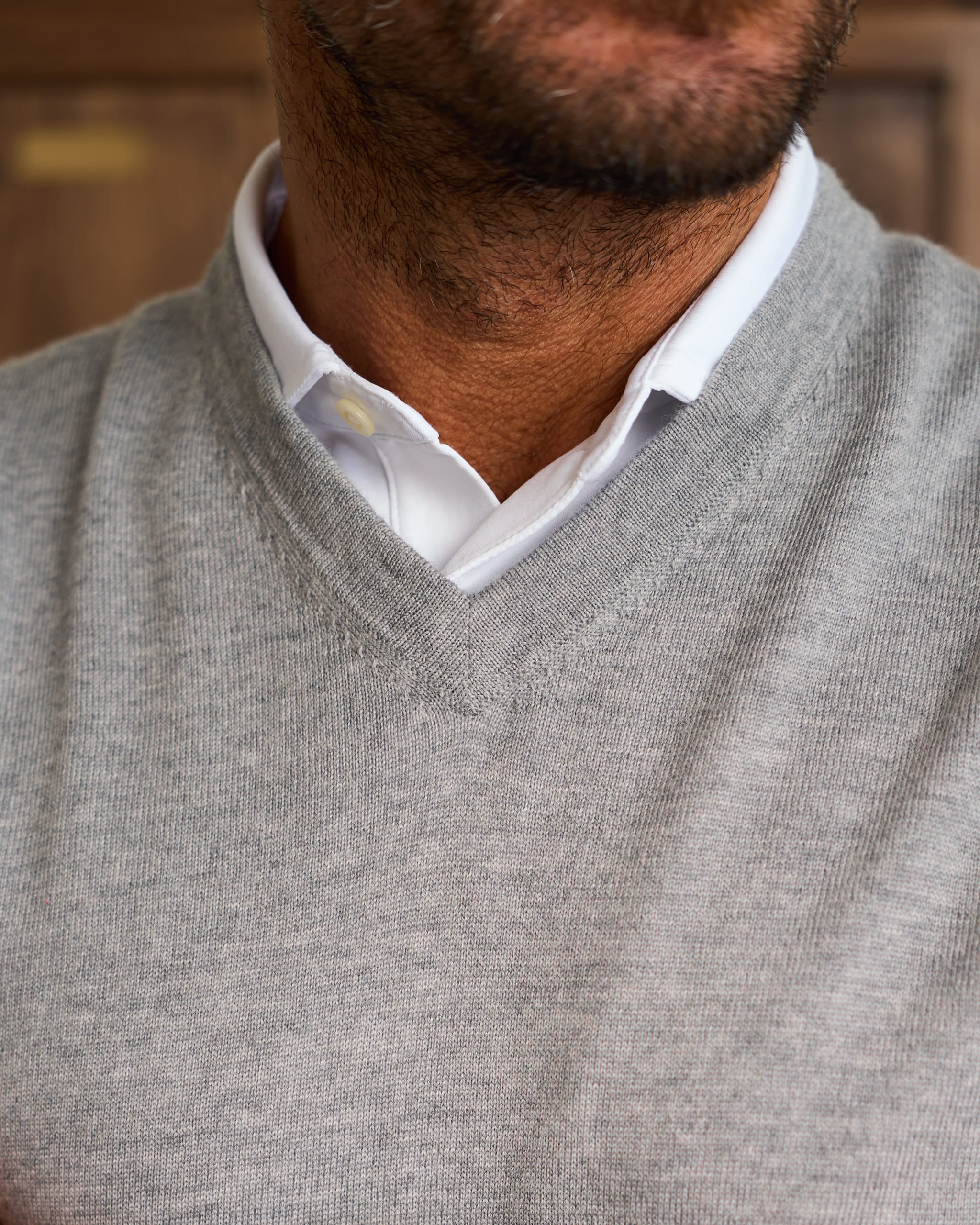 Baruffa Merino V-Neck Sweater | Zegna Merino – Fairway & Greene
