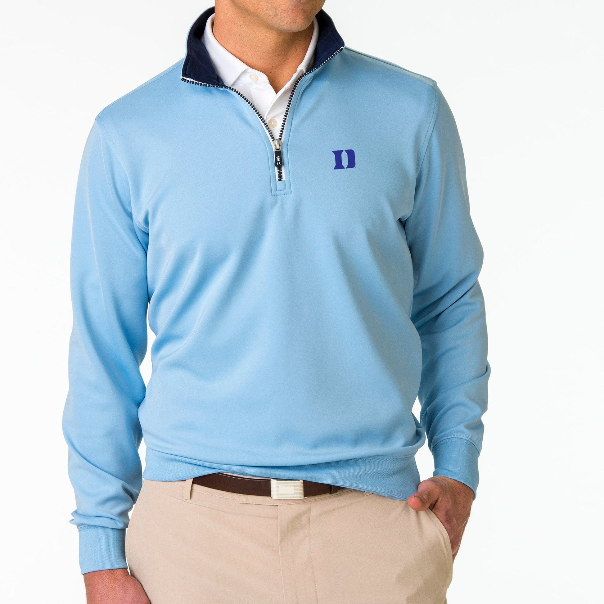 Duke University | Caves Quarter Zip Pullover | Collegiate - Fairway & Greene