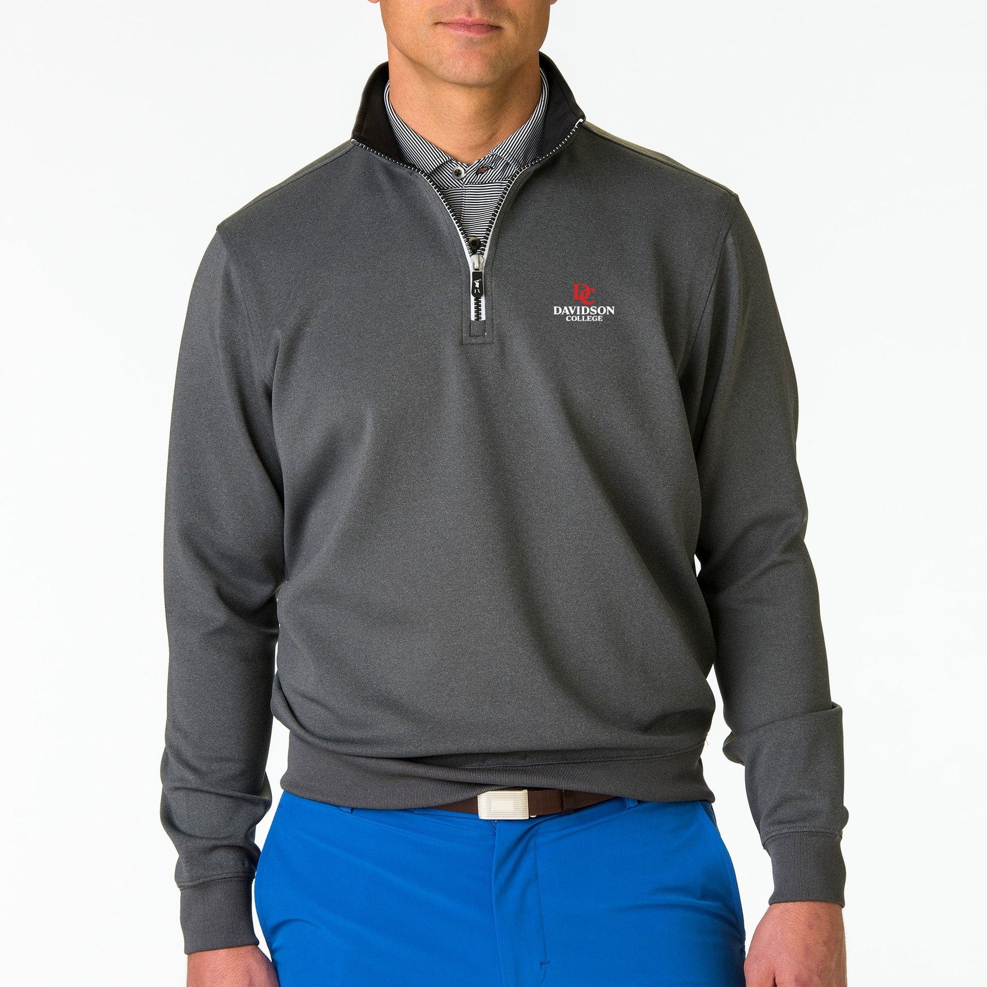 Davidson College | Caves Quarter Zip Pullover | Collegiate - Fairway & Greene