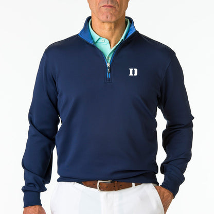 Duke University | Caves Quarter Zip Pullover | Collegiate - Fairway & Greene