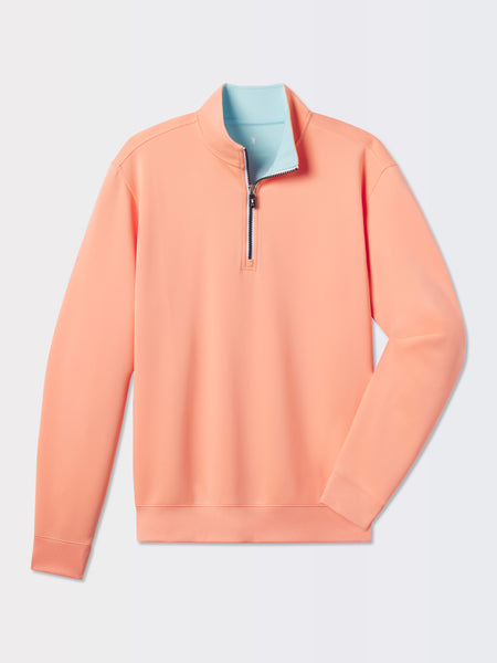 【M2】cavempt COLLARED PULLOVER TOP Signature Leaderboard Pima Cotton Quarter-Zip Pullover