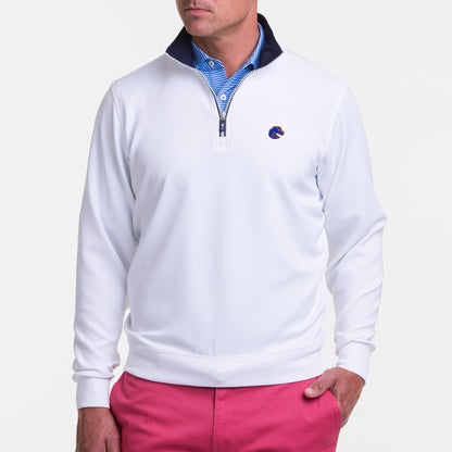 Boise State | Caves Quarter Zip Pullover | Collegiate - Fairway & Greene