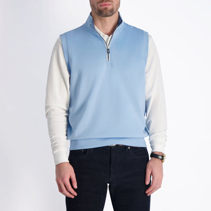 Caves Solid Quarter Zip Vest- Sale - Fairway & Greene