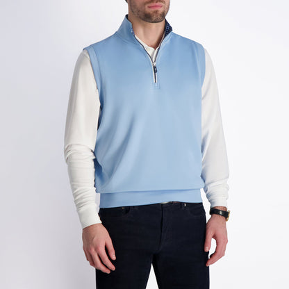 Caves Solid Quarter Zip Vest- Sale - Fairway & Greene