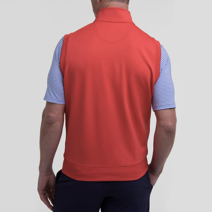 Caves Solid Quarter Zip Vest-Sale - Fairway & Greene