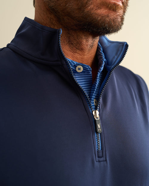Caves Solid Quarter Zip Vest
