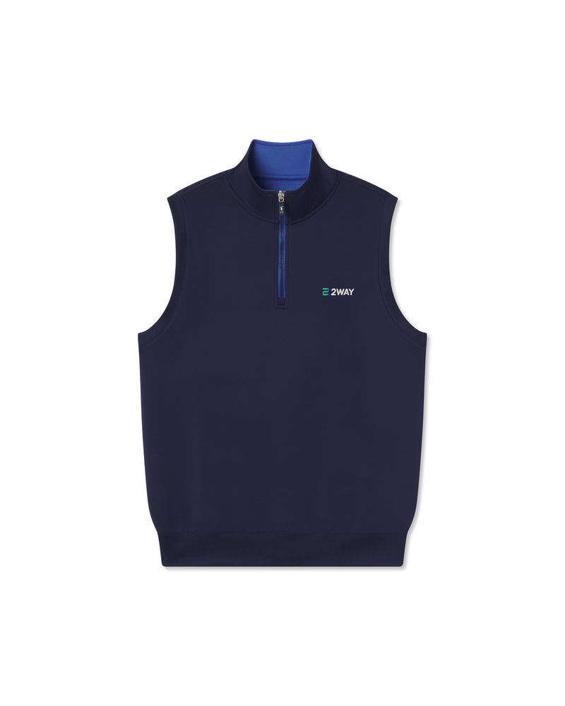 Caves Solid Quarter Zip Vest | 2WAY