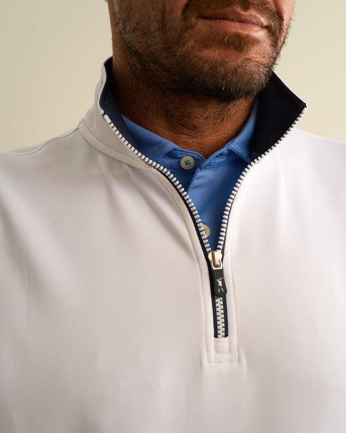 Caves Solid Quarter Zip Vest