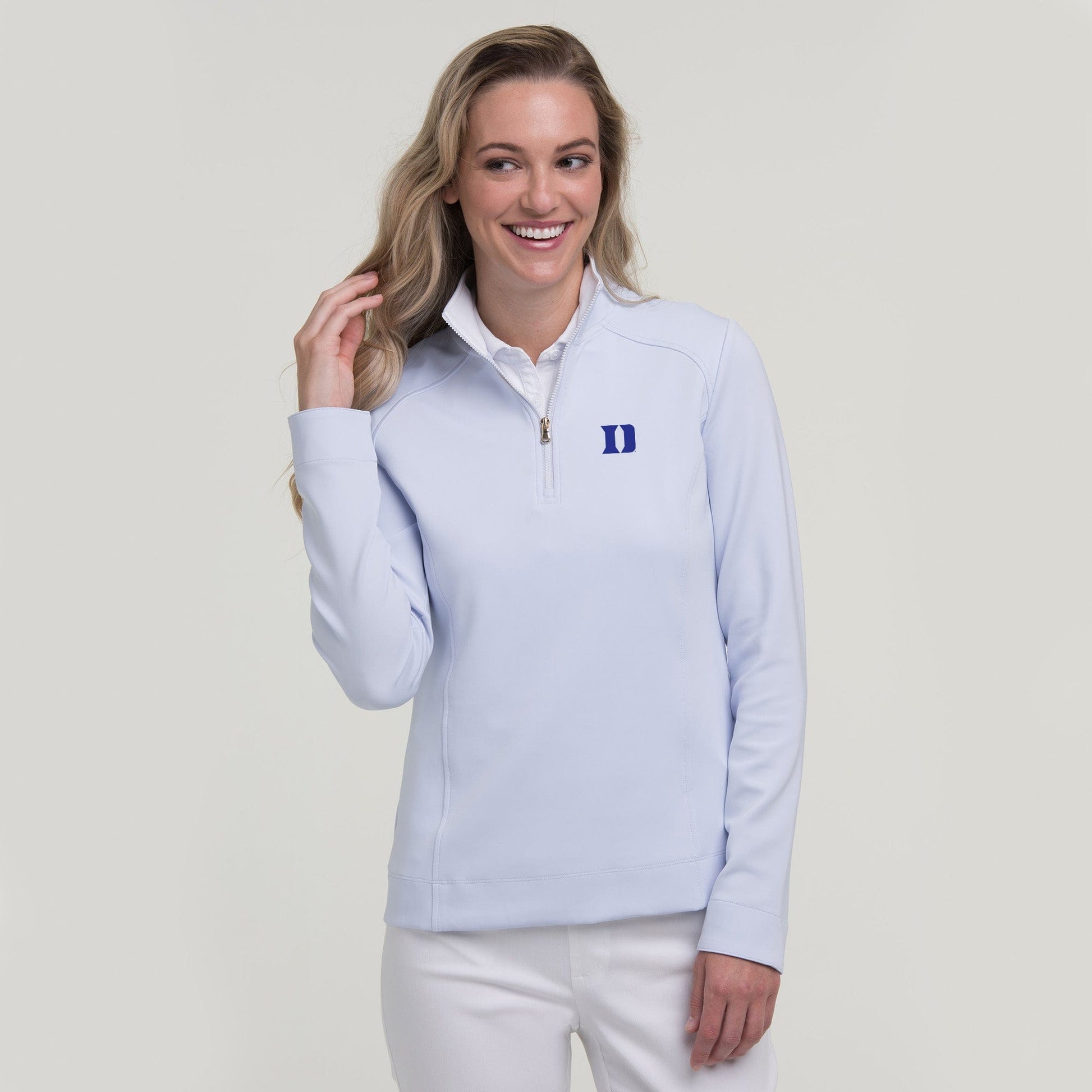 Duke University | Wells Quarter Zip | Collegiate - Fairway & Greene