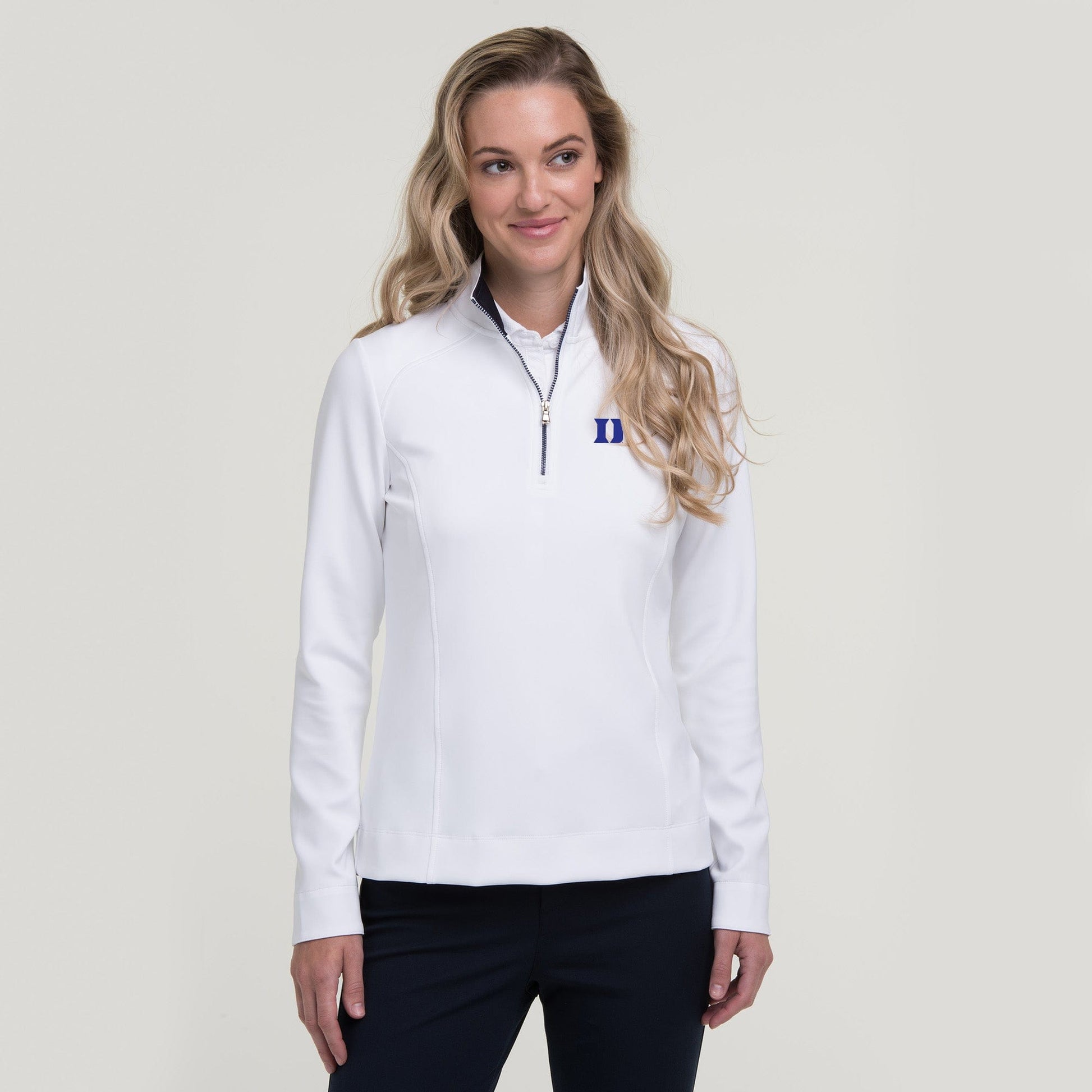 Duke University | Wells Quarter Zip | Collegiate - Fairway & Greene