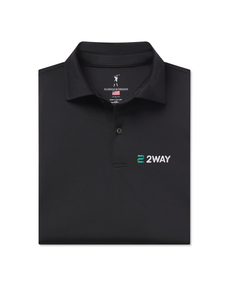 USA Tournament Tech Jersey Solid Polo | 2WAY x American Flag