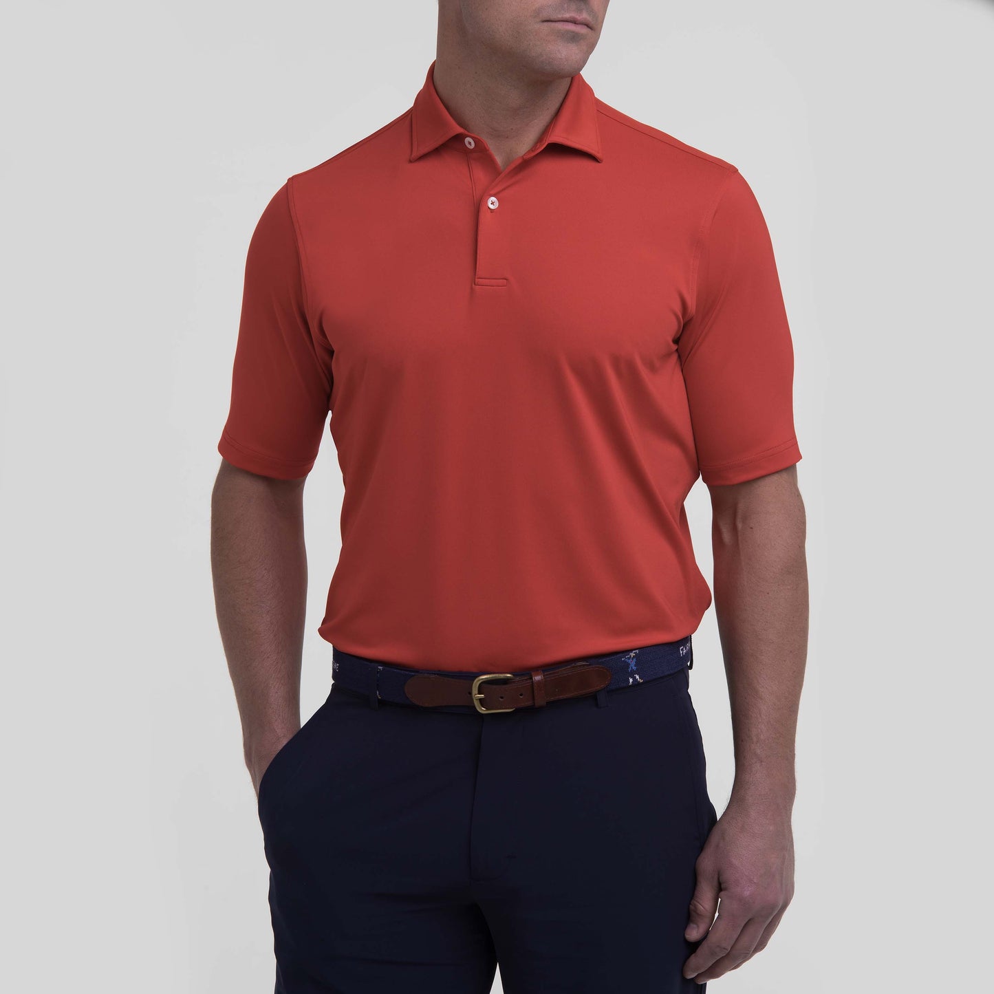 USA Tournament Solid Tech Jersey Polo-Sale - Fairway & Greene