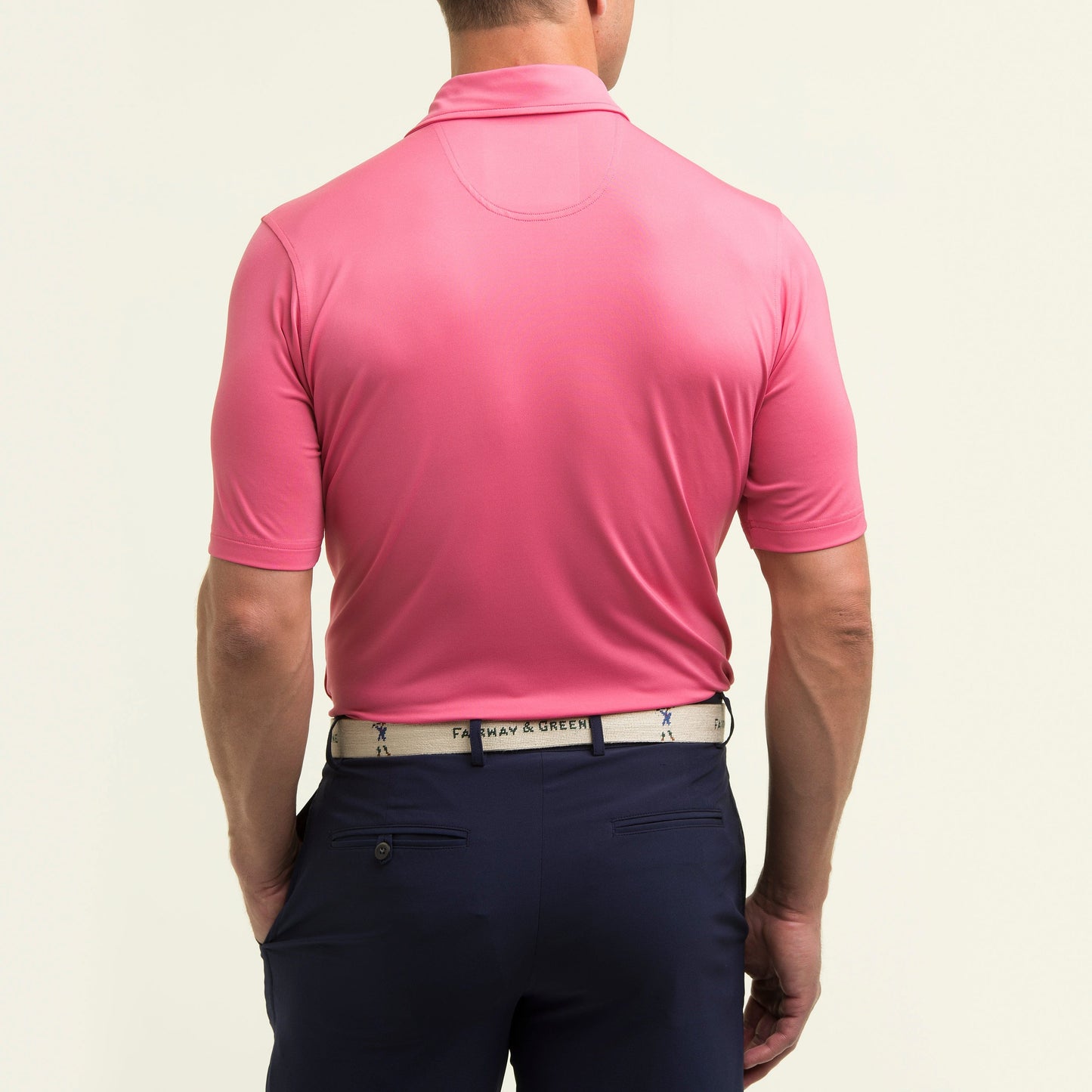 USA Tournament Solid Tech Jersey Polo-Sale - Fairway & Greene