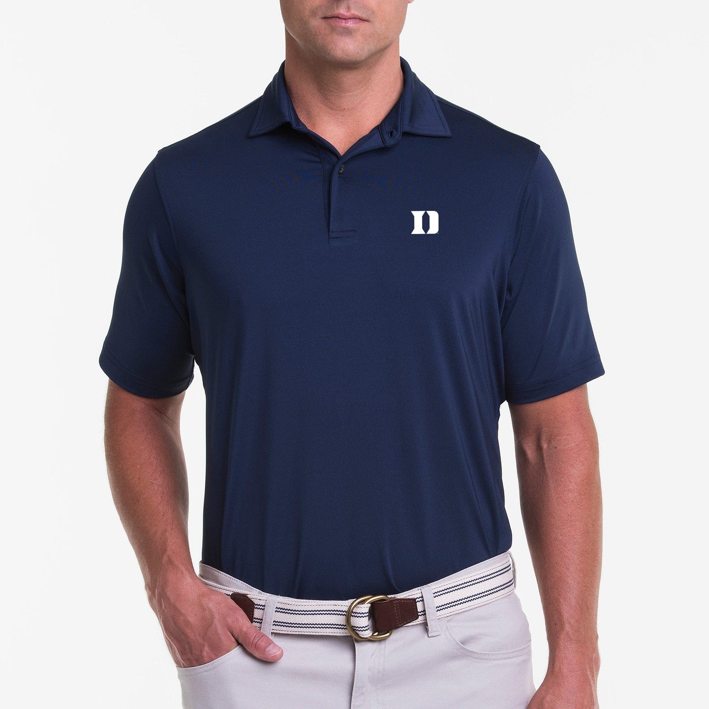 Duke University | USA Tournament Solid Tech Jersey Polo | Collegiate - Fairway & Greene