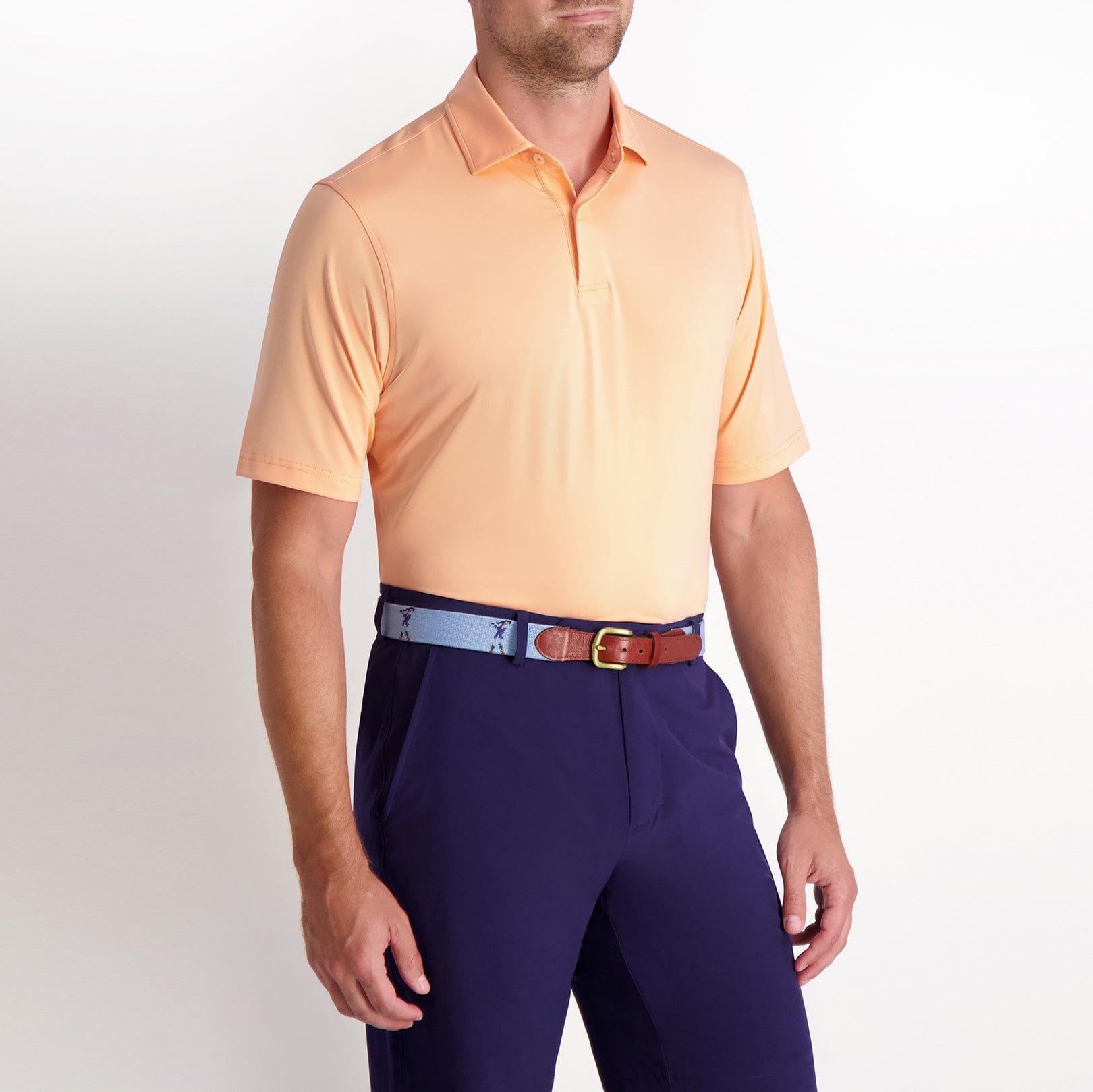 USA Tournament Solid Tech Jersey Polo-Sale - Fairway & Greene