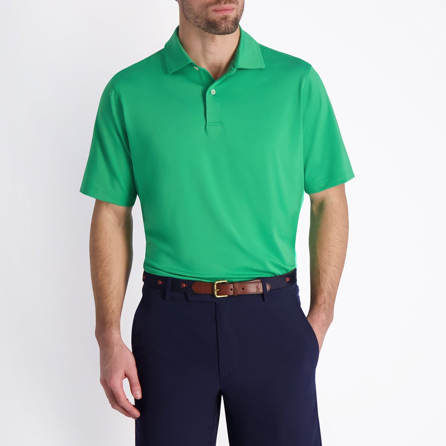 USA Tournament Solid Tech Jersey Polo-Sale - Fairway & Greene