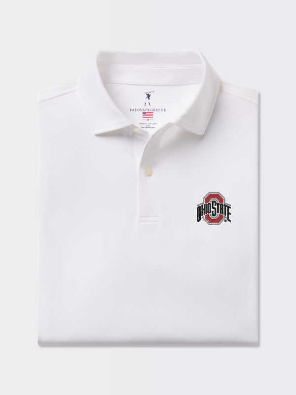 Ohio State University | USA Tournament Solid Tech Jersey Polo | Collegiate