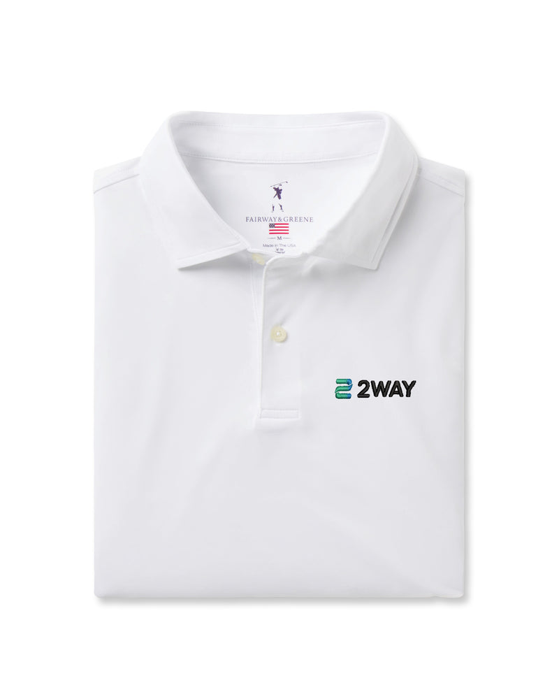USA Tournament Tech Jersey Solid Polo | 2WAY x American Flag