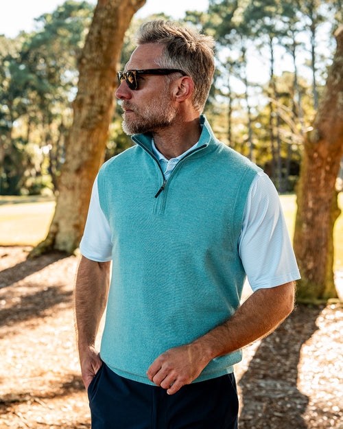 Baruffa Merino Quarter Zip Windvest