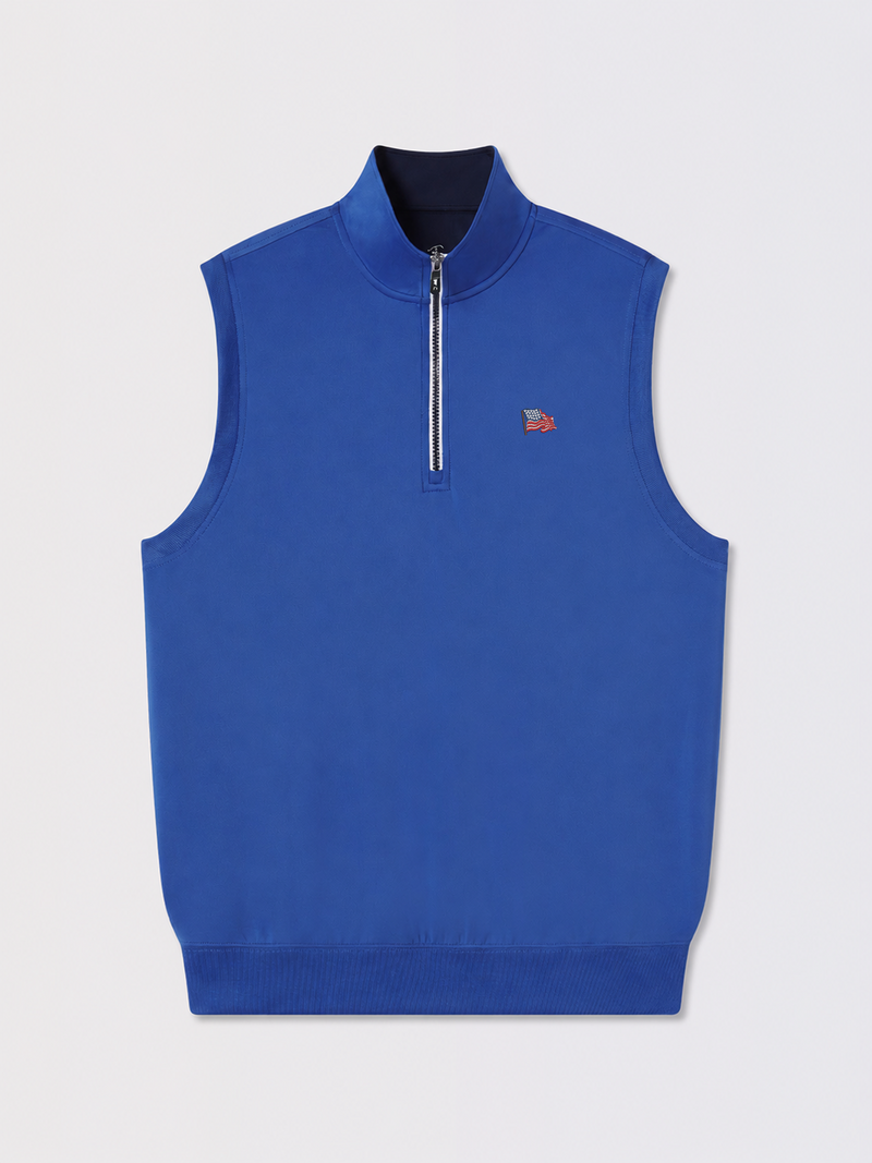 CAVES QUARTER ZIP VEST | WAVING FLAG
