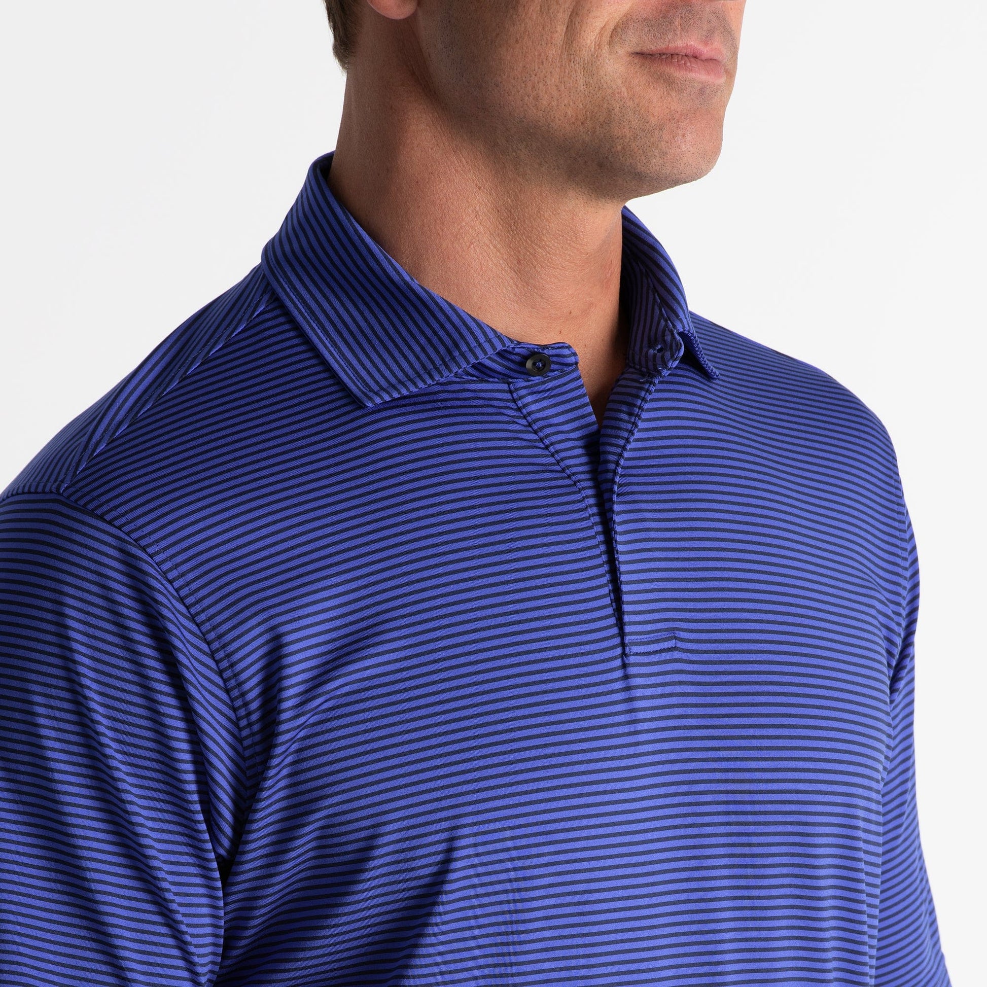 Owens Stripe Tech Polo-Sale - Fairway & Greene