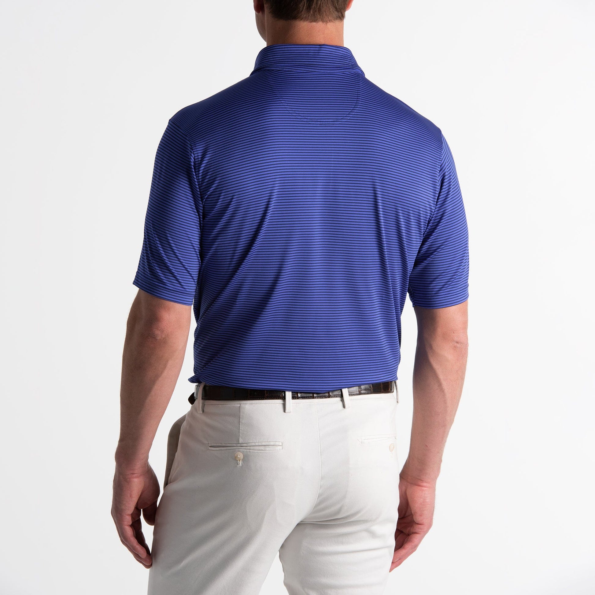 Owens Stripe Tech Polo-Sale - Fairway & Greene