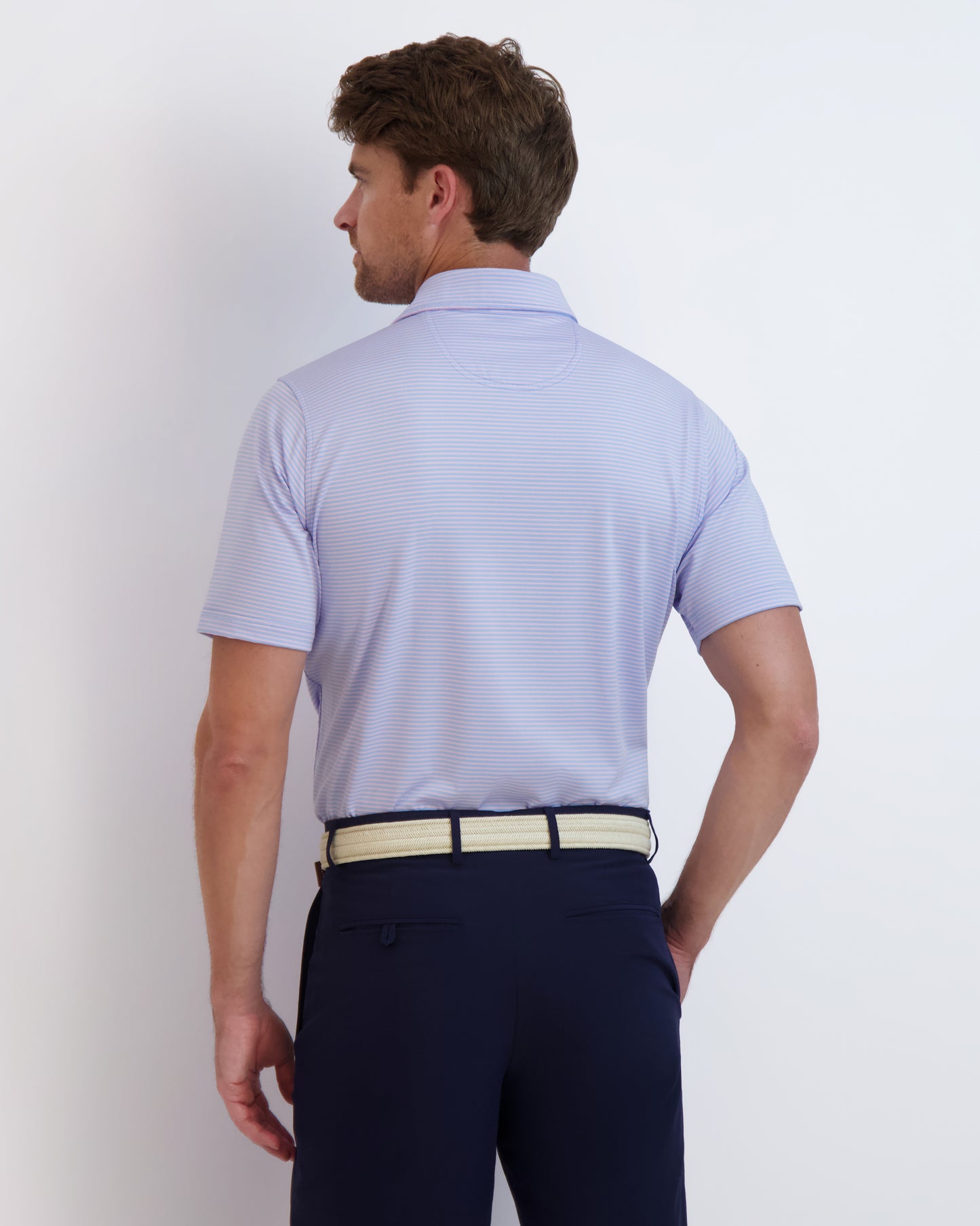 OWENS STRIPE TECH POLO