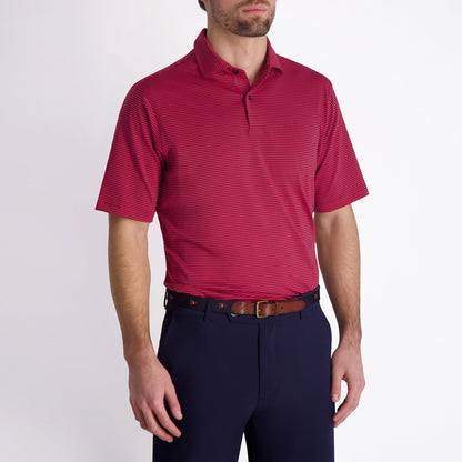 Owens Stripe Tech Polo