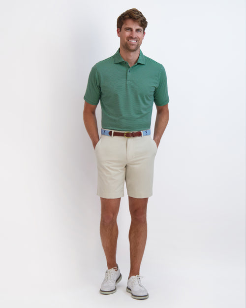 Owens Stripe Tech Polo