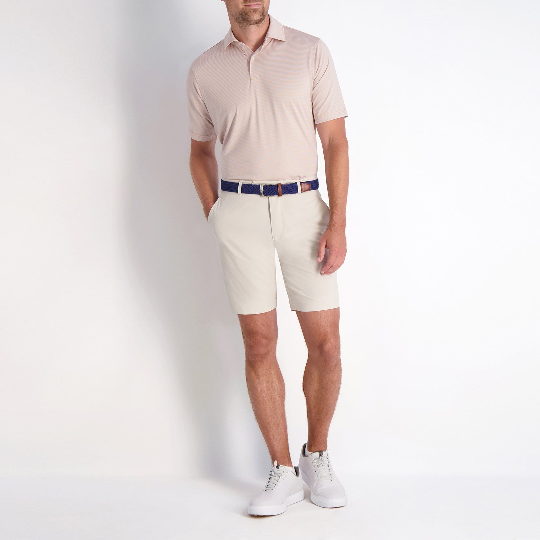 Owens Stripe Tech Polo-Sale - Fairway & Greene