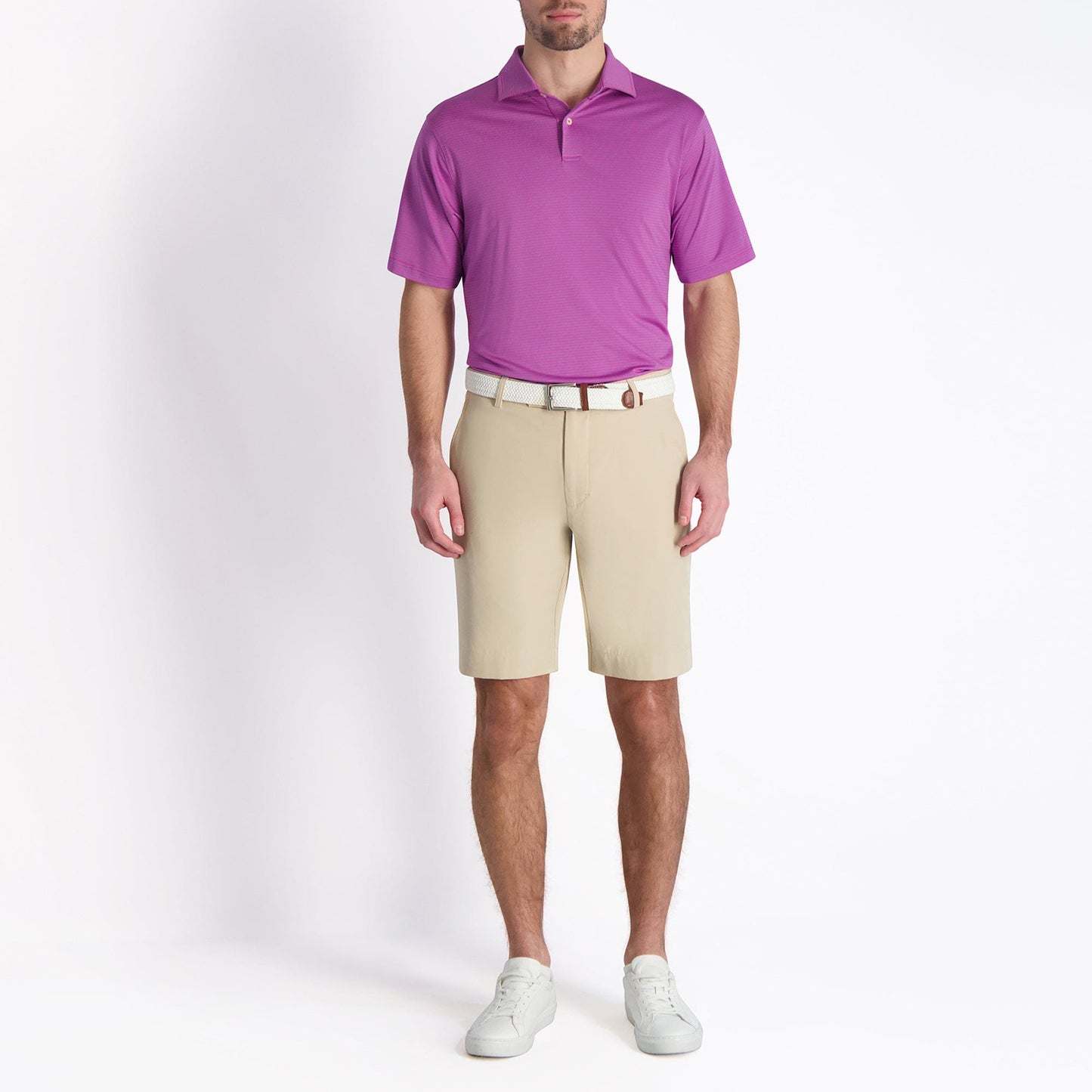 Owens Stripe Tech Polo - Sale - Fairway & Greene