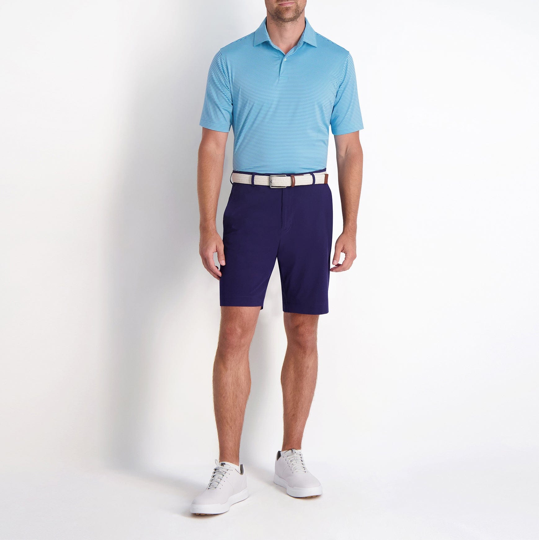 Owens Stripe Tech Polo-Sale - Fairway & Greene