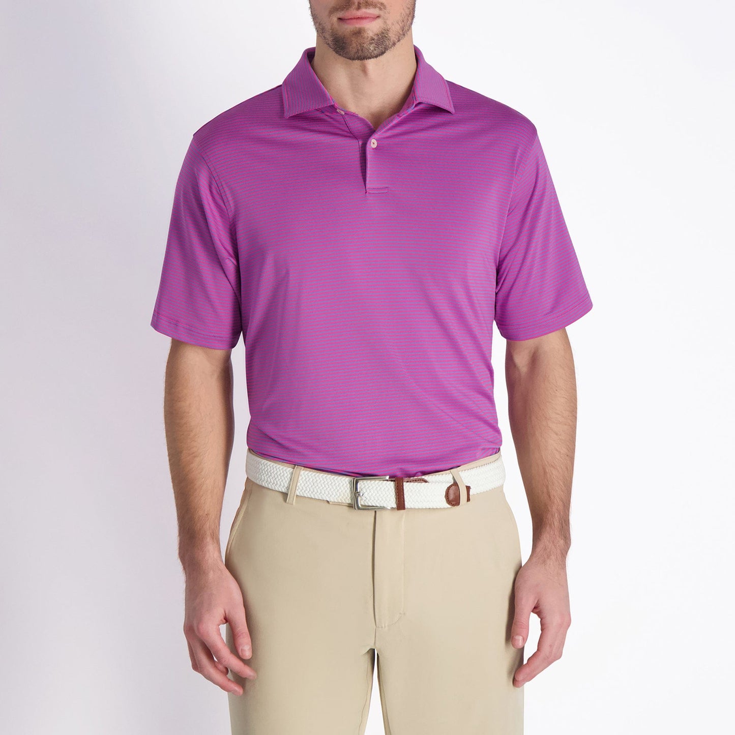 Owens Stripe Tech Polo - Sale - Fairway & Greene