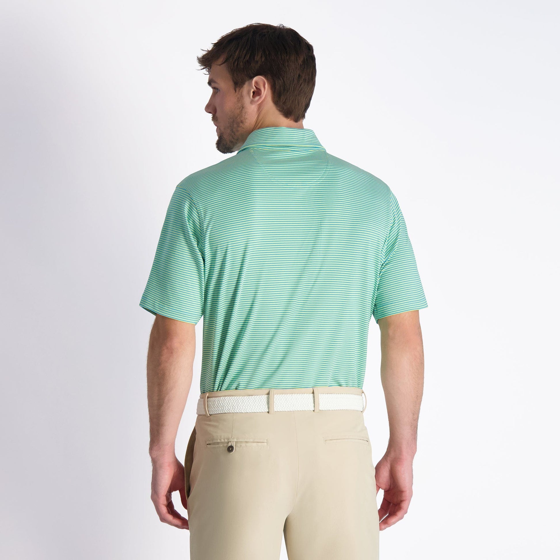 Owens Stripe Tech Polo - Sale - Fairway & Greene