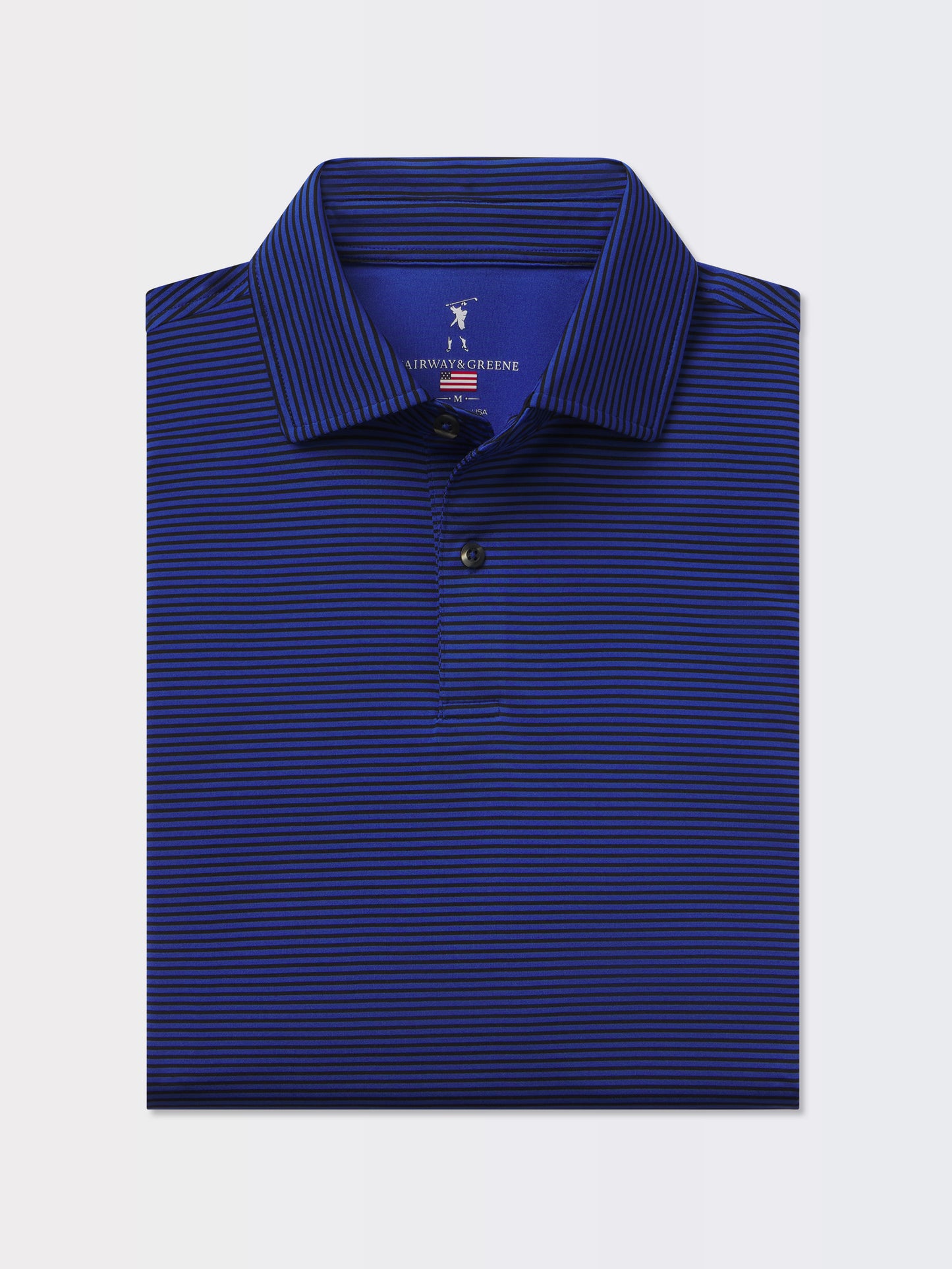 OWENS STRIPE TECH POLO