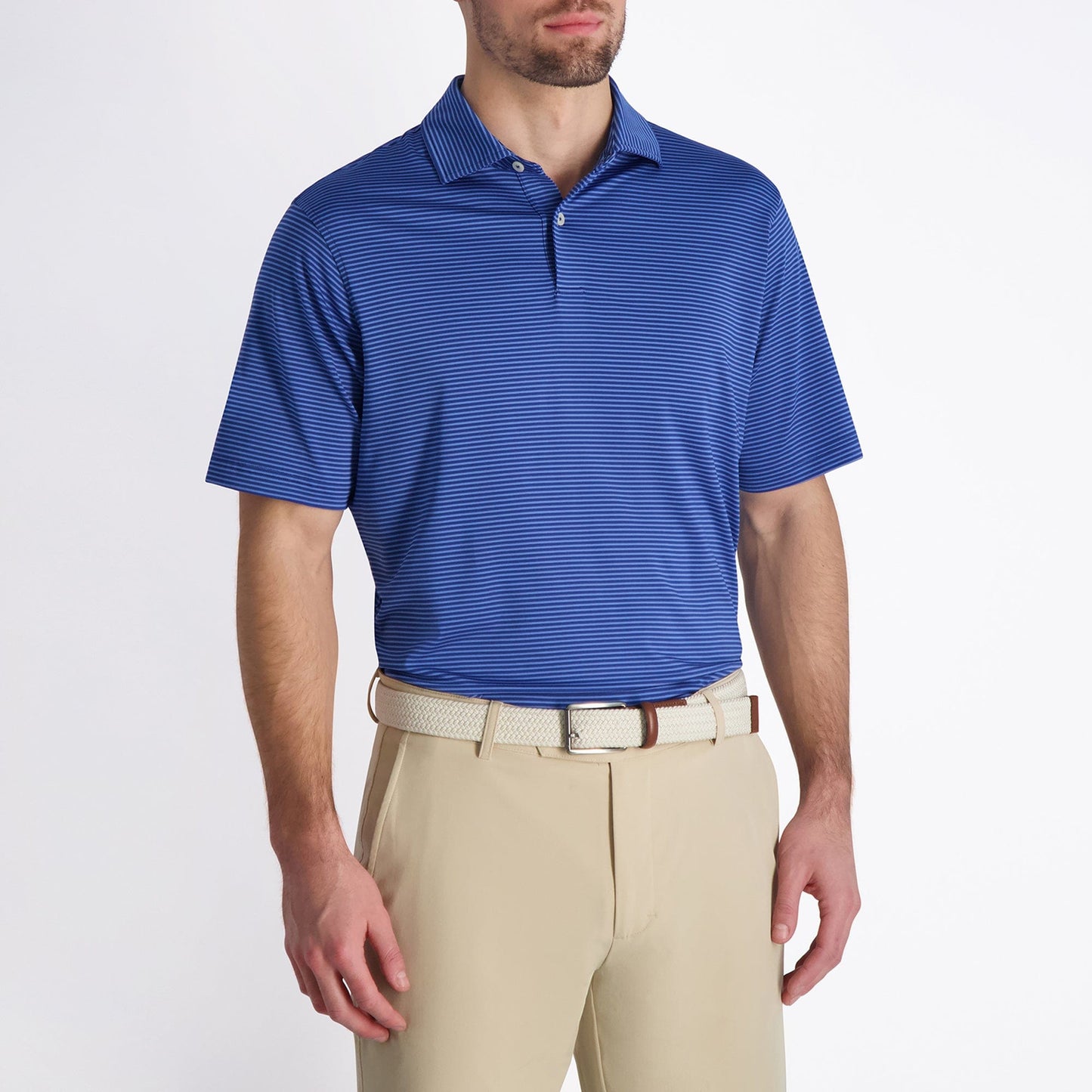 Owens Stripe Tech Polo - Sale - Fairway & Greene