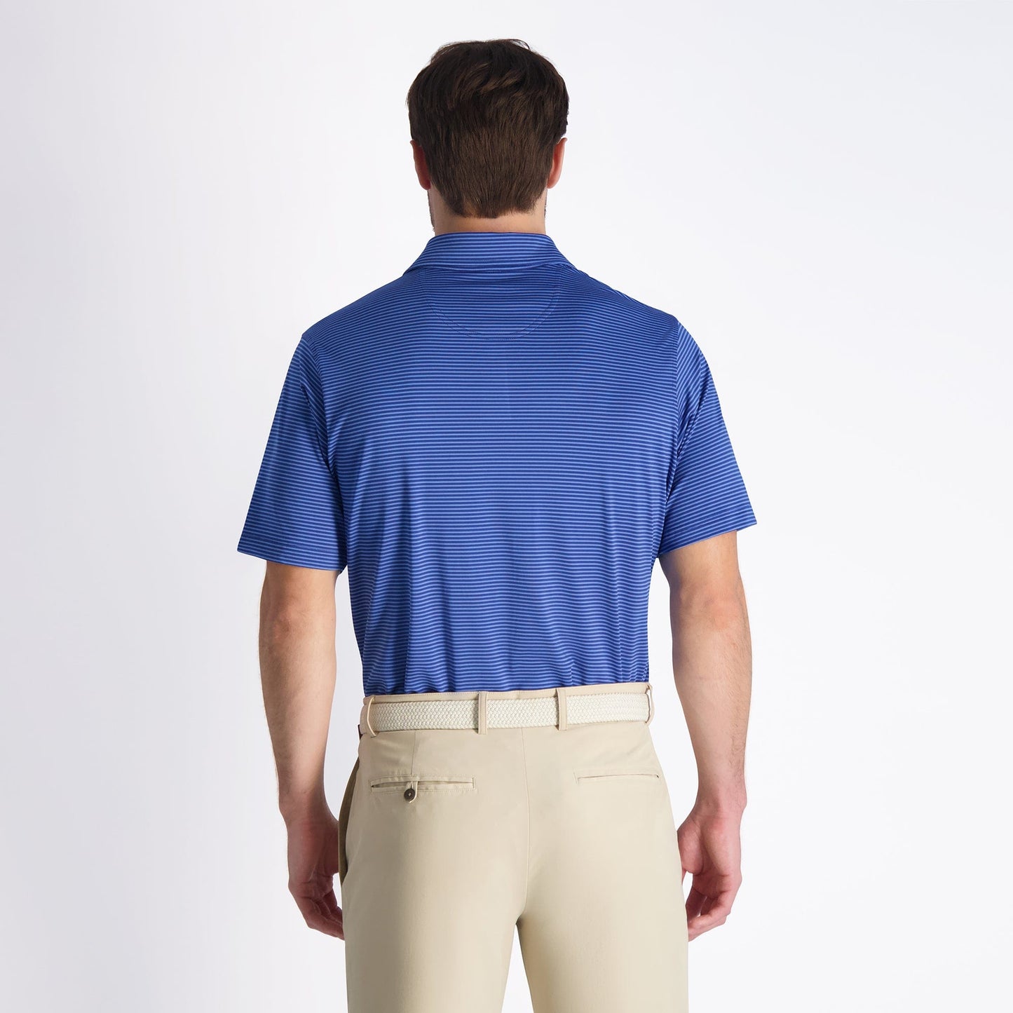 Owens Stripe Tech Polo - Sale - Fairway & Greene